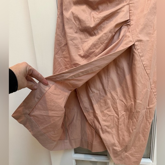 Hoss Intropia Sheath Dress Nude Pink Coral Business Cocktail Party Size US 8 Med - Picture 5 of 9